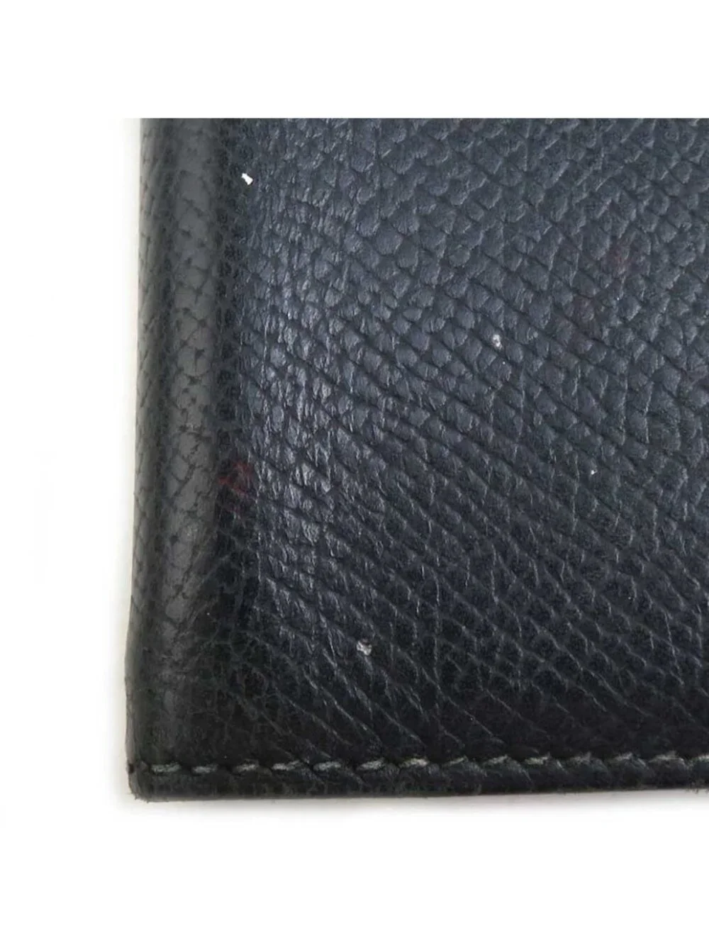 Hermes Notebook Cover Leather Black